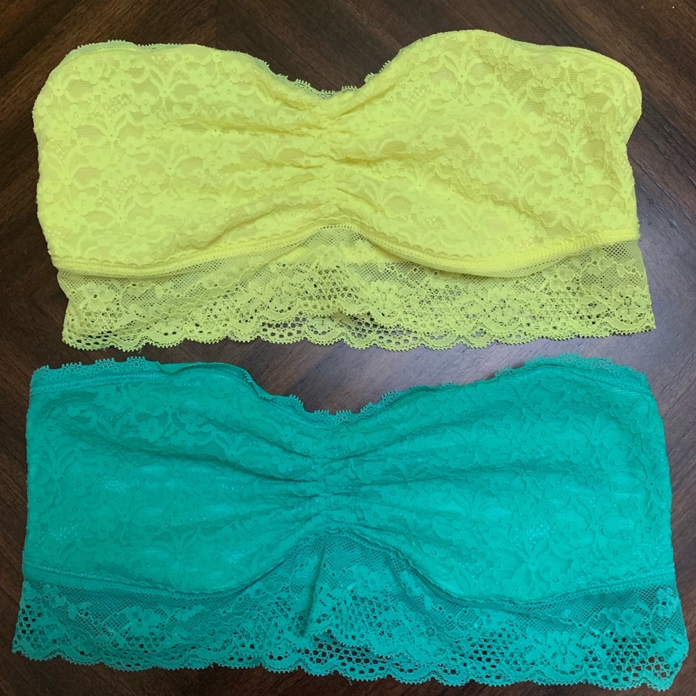 Aerie bandeau tops.